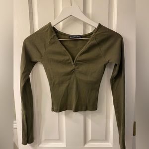 Abercrombie Long Sleeved Crop Top